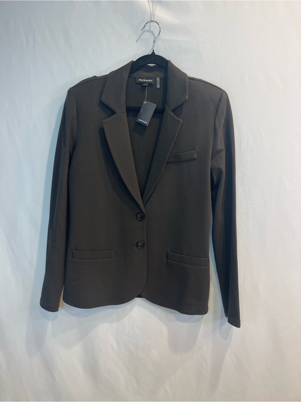 Replay Women's Dark Brown Two-Button Tailored Blazer